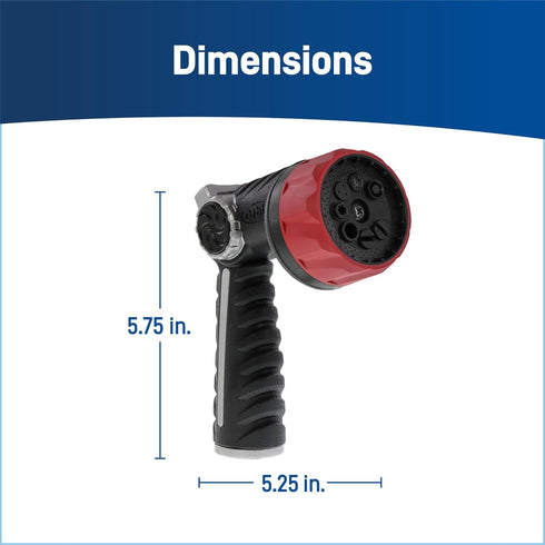 Orbit 26812 Pro Series 8-Pattern Thumb Control Hose Nozzle Sprayer...